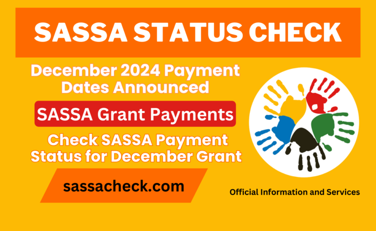 SASSA Grant Payment Dates December