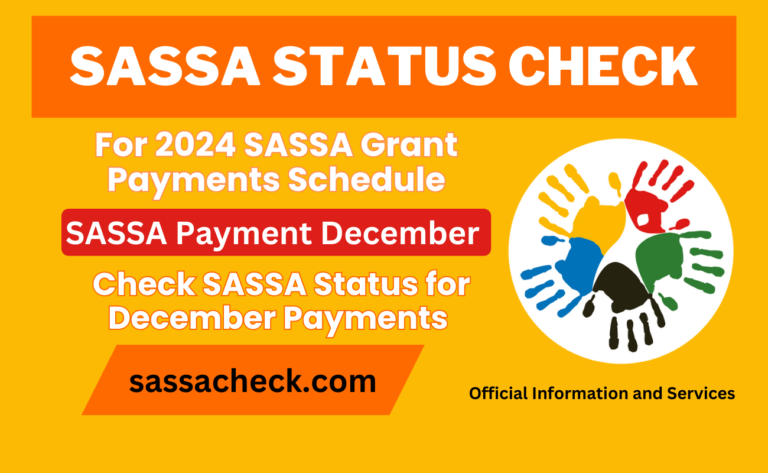 SASSA Payment Status Check for December 2024